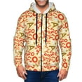 thumbnail image 1 of Kdxio Scandinavian Alphabet2 Print Men Hoodies Casual Hoodies for Men with Zip Pockets Full Zip Long Sleeve Sweatshirt Sports Hooded Jacket-3X-Large, 1 of 5