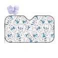 thumbnail image 1 of Kdxio Scarf Bear Print Front Windshield Sun Shade,Folding Auto Sunshade for Car Truck SUV-Medium, 1 of 7