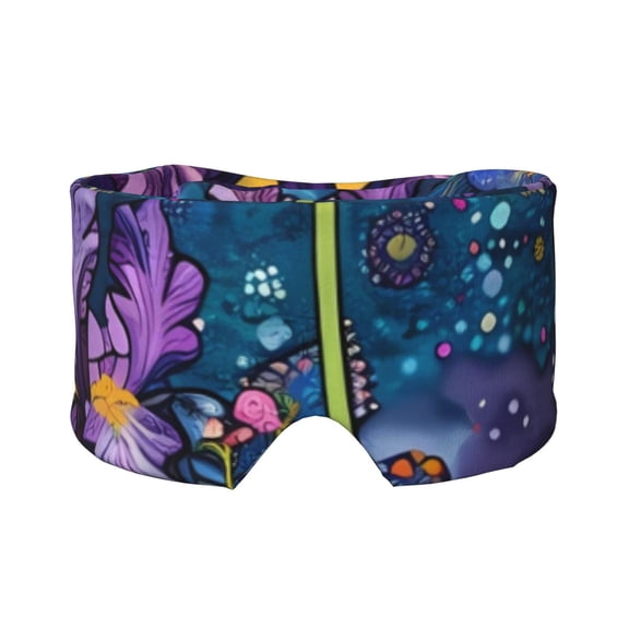 Kdxio Scarfs for Women Lightweight Print Cosmic Purple Irises Pattern Scarf Shawl Fashion Scarves Sunscreen Shawls