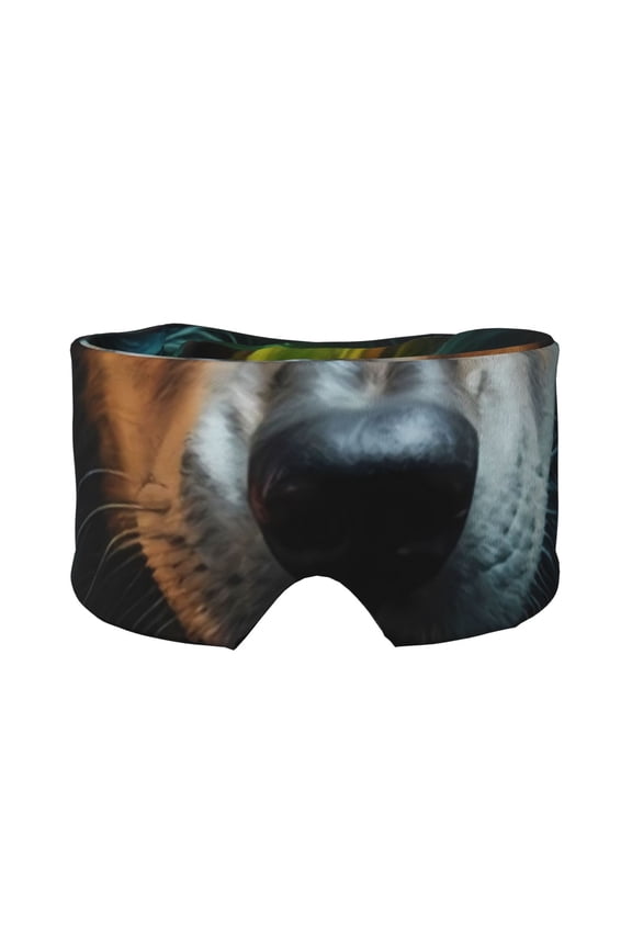 Scarfs for Women Lightweight Print Realistic Style Colorful Wolf A Pattern Scarf Shawl Fashion Scarves Sunscreen Shawls