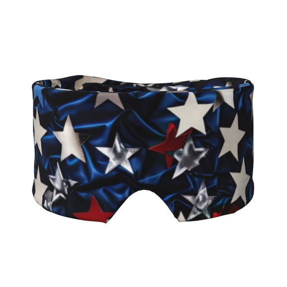 Kdxio Scarfs for Women Lightweight Print Red Blue White Stars Pattern Scarf Shawl Fashion Scarves Sunscreen Shawls