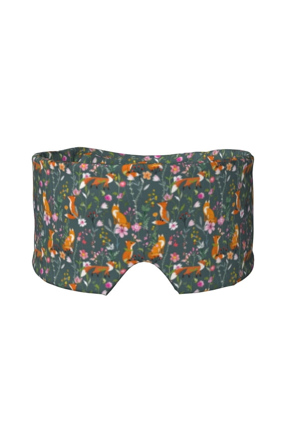 Scarfs for Women Lightweight Print Wolf Fox In Flower Forest Pattern Scarf Shawl Fashion Scarves Sunscreen Shawls