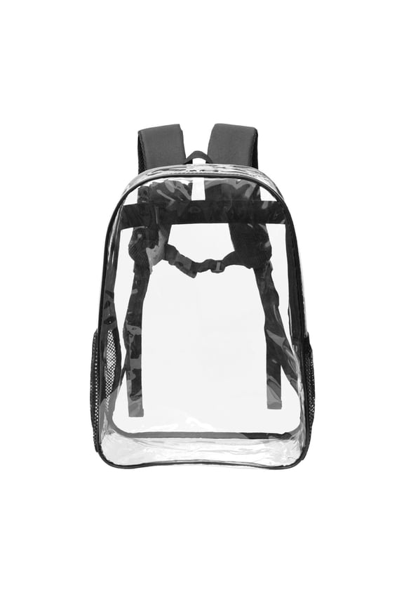 Screaming Horror Art Clear Backpack, Transparent Bookbag for School for Women Men, Capacity Clear Bag for College, Travel