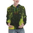 thumbnail image 1 of Kdxio Screaming Horror Art Print Womens Oversized Hoodies Sweatshirts Hooded Pullover Tops Sweaters Casual-Medium, 1 of 7