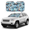 thumbnail image 1 of Kdxio Sea Marine And Lighthouse Print Windshield Sun Shade, Foldable Sun Blocker for Car,Truck,SUV Automotive Interior Sun Protection,Reflective Shade for Front Windshield(Small), 1 of 6