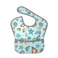 thumbnail image 1 of Kdxio Sea Shells 2 Bibs For Babies, Baby Bibs for Eating, Toddler Bibs, Waterproof Bibs, Feeding Bibs, for Toddlers, Boys, Girls, 1 of 8