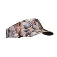 thumbnail image 1 of Kdxio Sea Shells Print Sun Visor Hat Golf Visor Adjustable Velcro Outdoor Sports Cap for Men Women, 1 of 6