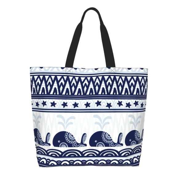 Kdxio Sea Underwater Animals1 Casual Tote Bags Women Big Capacity Shoulder Bag for Women Travel Shoulder Bags Handbags