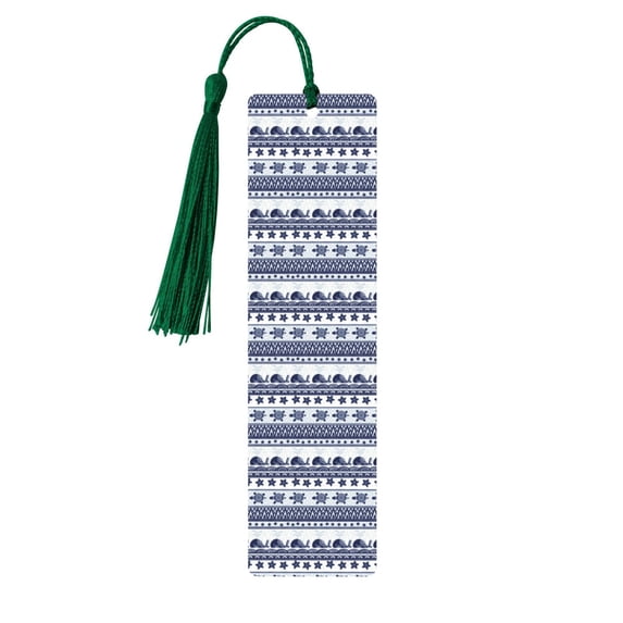 Kdxio Sea Underwater Animals1 Print Metal Tassel Bookmarks,Perfect Gift for Art Lovers and Bookworms Metal Bookmarks for Women