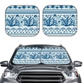thumbnail image 1 of Kdxio Sea Underwater Jellyfish Print 2-Piece Sun Shade Front Windshield - Foldable Car Front Window Sunshades For Most Sedans Suv Truck, 1 of 6
