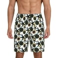 thumbnail image 1 of Kdxio Sea ​​Urchin Print Mens Sleep Shorts Bottoms Soft Comfy Pajama Wear Pants with Drawstring Pockets, 1 of 7