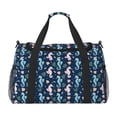 thumbnail image 1 of Kdxio Seahorses And Plants Travel Duffel Bag Gym Bag Weekender Travel Bag Gym Bag for Women &Men Airplane Travel Essentials for Flying, 1 of 7