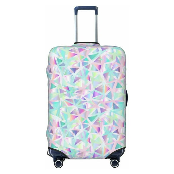 Kdxio Sequins Pattern Luggage Cover for Travel,Elastic and Durable,Fits 18-32 Inch,Anti-Scratch Suitcase Protector-No luggage included