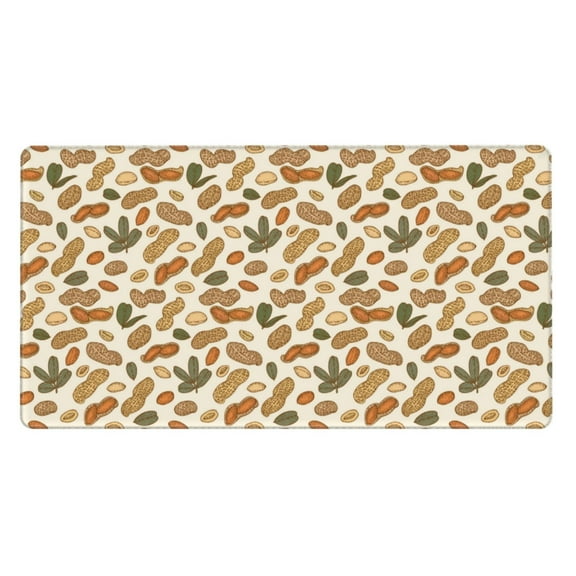 Kdxio Set With Peanut Print Large Gaming Mouse Pad,Non-Slip Base,Water Resist Keyboard Pad for Gamer,Office & Home,29.5 x 15.8 in