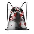 thumbnail image 1 of Kdxio Shadows Behind Print Drawstring Backpack Bag,Waterproof Draw String Back Sack, Gym Drawstring Bags Swim Bag For Unisex, 1 of 5