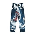 thumbnail image 1 of Kdxio Shark Print Men's Sleep Pajama Pant Lounge Pants with Pockets, 1 of 8