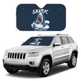 thumbnail image 1 of Kdxio Shark Print Windshield Sun Shade, Foldable Sun Blocker for Car,Truck,SUV Automotive Interior Sun Protection,Reflective Shade for Front Windshield(Small), 1 of 7