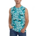 thumbnail image 1 of Kdxio Shark Wearing Sunglasses for Men's Muscle T-shirt,Sleeveless for Workout Running Athletic Gym Lounge Casual, 1 of 1