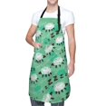 thumbnail image 1 of Kdxio Sheep Zzz Apron with Pockets Adjustable Kitchen Aprons for Men Women Waterproof Aprons for Cooking,Drawing,Crafting, Baking Household Cleaning, 1 of 5