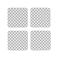 thumbnail image 1 of Kdxio Signal Icon Funny Coasters,4 Pcs Leather Coasters,Housewarming Gifts,Protect Furniture from Water Marks Scratch and Damage, 1 of 6