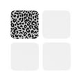 thumbnail image 1 of Kdxio Similar To Leopard Print Funny Coasters,4 Pcs Leather Coasters,Housewarming Gifts,Protect Furniture From Water Marks Scratch And Damage, 1 of 1