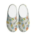 thumbnail image 1 of Kdxio Skateboard Women's Men's Slippers Plush Slip-On House Slipper for Winter Indoor Soft Cushion Non-slip Fluffy Slides Slippers-35/36, 1 of 7