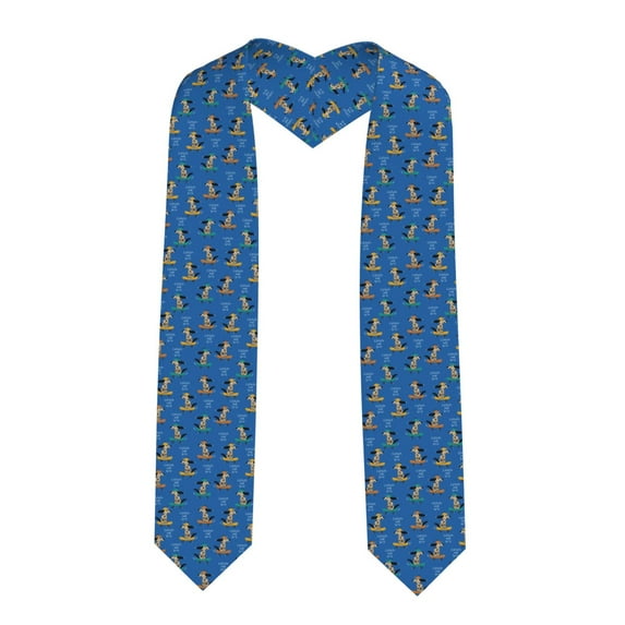 Kdxio Skater Dog Graduation Stole Class, Graduation Sash, Unisex Adult 36" Academic Commencements-Sharp Corner