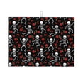 thumbnail image 1 of Kdxio Skeleton with Roses for Dish Drying Mat,24*18 inch Absorbent Dish Drainer Kitchen Counter,Large Size Dish Drying Pad for Countertops,Draining Racks, 1 of 9