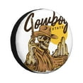 Kdxio Skull Cowboy for Tire Cover Wheel Protectors Tyre Covers