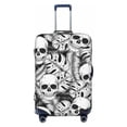 thumbnail image 1 of Kdxio Skull and palm leaves Pattern Luggage Cover for Travel,Elastic and Durable,Fits 18-32 Inch,Anti-Scratch Suitcase Protector, 1 of 9