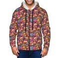 thumbnail image 1 of Kdxio Skull blue daisy flower Print Men Hoodies Casual Hoodies for Men with Zip Pockets Full Zip Long Sleeve Sweatshirt Sports Hooded Jacket-X-Large, 1 of 5