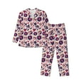 thumbnail image 1 of Kdxio Skull lips record Guitar Men’s Pajama Set Pajamas For Men 2 Piece PJ Set with Men Pajama Pants and Long Sleeve T-Shirt Lounge Set-X-Large, 1 of 7