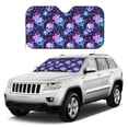 thumbnail image 1 of Kdxio Skull starry sky flower leaf Print Windshield Sun Shade, Foldable Sun Blocker for Car,Truck,SUV Automotive Interior Sun Protection,Reflective Shade for Front Windshield(Medium), 1 of 6