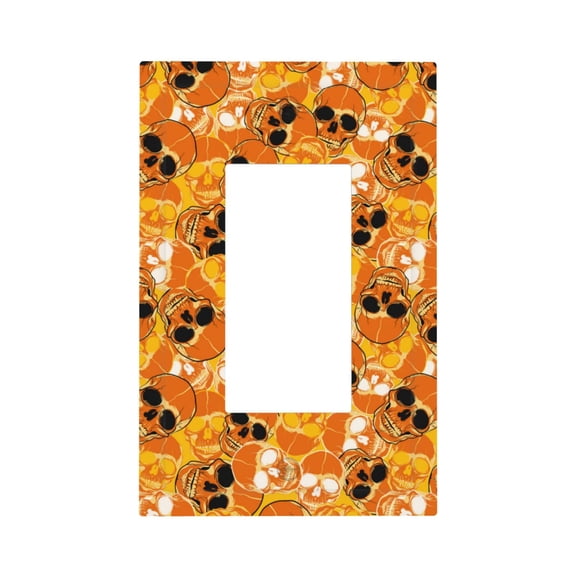 Kdxio Skulls Decorator Light Switch or Receptacle Outlet Wall Plate Decorator Wall Plate Child Safe Outlet Cover-Style U