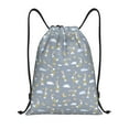 thumbnail image 1 of Kdxio Sleep Rabbit Print Drawstring Backpack Bag,Waterproof Draw String Back Sack, Gym Drawstring Bags Swim Bag For Unisex, 1 of 9