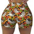 thumbnail image 1 of Kdxio Sloth on the Branch Print Workout Shorts for Women Seamless Soft Smooth Gym Yoga Scrunch Active Shorts, 1 of 9