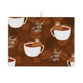 thumbnail image 1 of Kdxio Sloths Need More Coffee for Dish Drying Mat,24*18 inch Absorbent Dish Drainer Kitchen Counter,Large Size Dish Drying Pad for Countertops,Draining Racks, 1 of 9