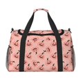 thumbnail image 1 of Kdxio Smiling Pink Pumpkins Travel Duffel Bag Gym Bag Weekender Travel Bag Gym Bag for Women &Men Airplane Travel Essentials for Flying, 1 of 7