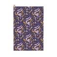 thumbnail image 1 of Kdxio Snake And Floral Pattern Golf Towel (24" X 16") with Carabiner Clip - The Convenient Golf Cleaning Towel, 1 of 8