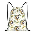 thumbnail image 1 of Kdxio Snake And Moon Print Drawstring Backpack Bag,Waterproof Draw String Back Sack, Gym Drawstring Bags Swim Bag For Unisex, 1 of 9