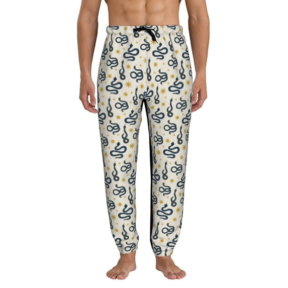 Kdxio Snake Pattern Joggers,Sweatpants for Men with Pockets-3X-Large