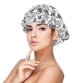 thumbnail image 1 of Kdxio Snake Pattern Satin Bonnet Silk Bonnet Hair Bonnet for Sleeping Hair Bonnets for Women Curly Natural Hair, 1 of 6