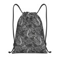 thumbnail image 1 of Kdxio Snake Print Drawstring Backpack Bag,Waterproof Draw String Back Sack, Gym Drawstring Bags Swim Bag For Unisex, 1 of 9