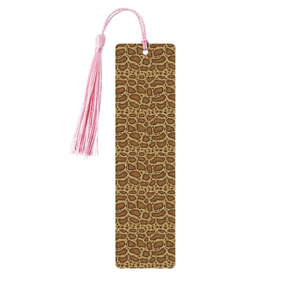 Kdxio Snake Skin Print Metal Tassel Bookmarks,Perfect Gift for Art Lovers and Bookworms Metal Bookmarks for Women