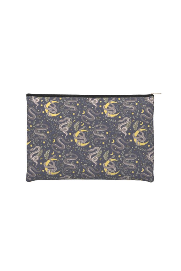 Snake Sleep Makeup Bag Toiletry Bag Canvas Makeup Bags Zipper Cosmetic Pouch Travel Cosmetic Pouch for Women Gifts