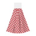 thumbnail image 1 of Kdxio Snowflakes Hand Towel with Loop Hanging Towel Absorbent Tie Towels for Kitchen Tea Bar Bathroom Decor, 1 of 7