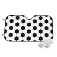 thumbnail image 1 of Kdxio Soccer Ball Print Windshield Sun Shade,UV Rays and Sun Heat Protection,Sunshade for Car Windshield,Car Shade Front Windshield - Small, 1 of 6