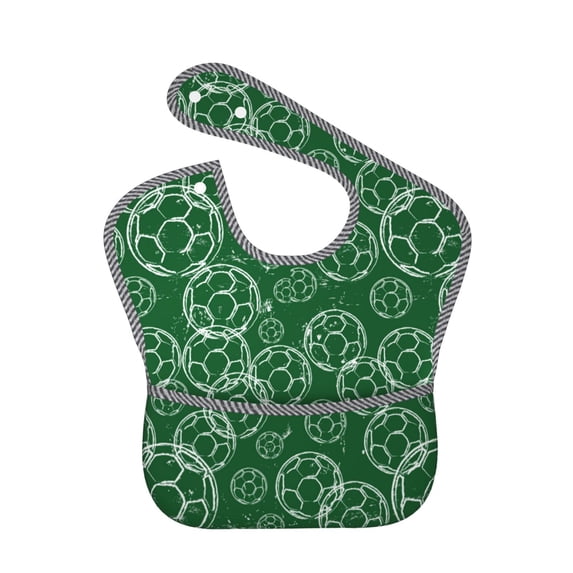 Kdxio Soccer Bibs For Babies, Baby Bibs for Eating, Toddler Bibs, Waterproof Bibs, Feeding Bibs, for Toddlers, Boys, Girls