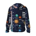 thumbnail image 1 of Kdxio Solar System Print Women Men Sun Protection UPF 50+ Jackets Zip Up Long Sleeve Hoodie Hiking Lightweight with Pockets, 1 of 7