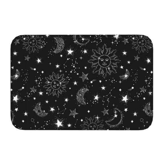 Kdxio Space Galaxy,16" x 24", Non-Slip Front Door Mats,Outdoor Welcome Mat Washable